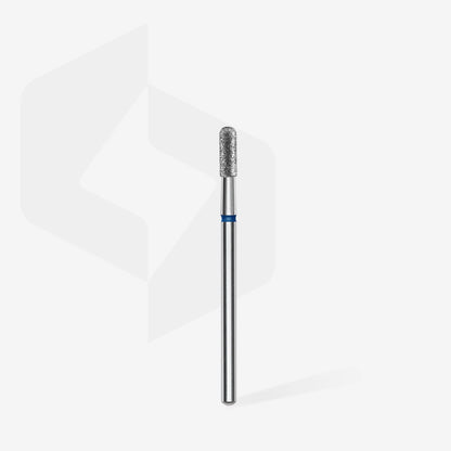 STALEKS Diamond nail drill bit rounded cylinder blue EXPERT head diameter 2,3 mm / working part 6,5 mm