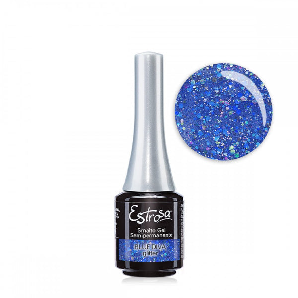 Estrosa - Smalto Gel Semipermanente - 7919 Blue Diva 7ml