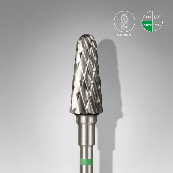 Staleks - Carbide Nail Drill Bit - Punta Fresa "Frustum" Green