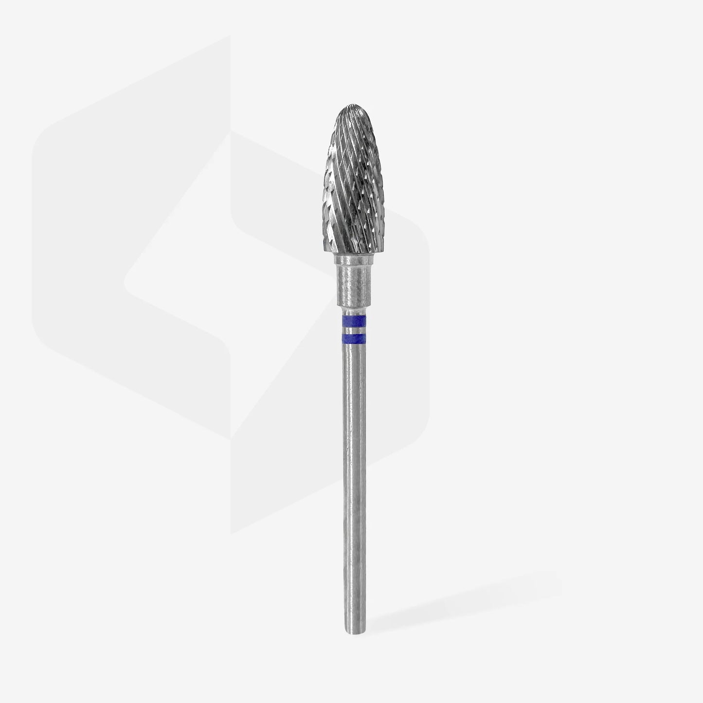 STALEKS Punta Carbide Conica per utenti mancini, blu, diametro 6 mm - lunghezza punta 14 mm