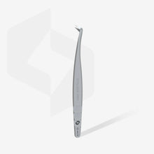 Carica l&#39;immagine nel visualizzatore di Gallery, Professional eyelash tweezers with fiber tips EXPERT 44 TYPE 12 (L-shaped, 65&#39;)
