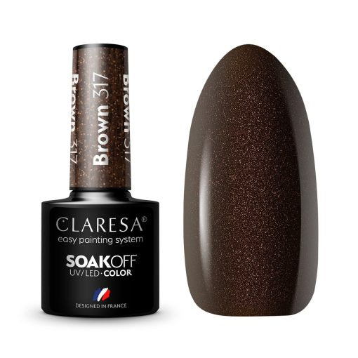 Claresa Smalto Semipermanente Brown 317 - 5g