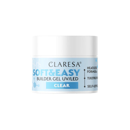 Claresa - Soft & Easy - Builder Gel UV/LED - Clear