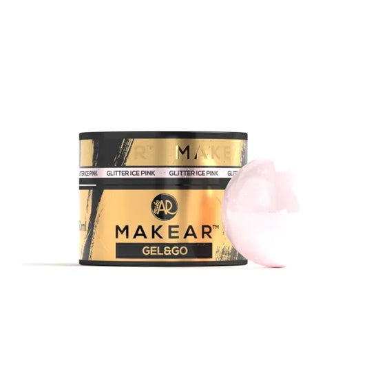 Glitter Ice Pink Gel&Go 50ml Makear