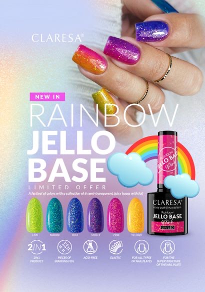 Claresa Rainbow Jello Base - 5ml