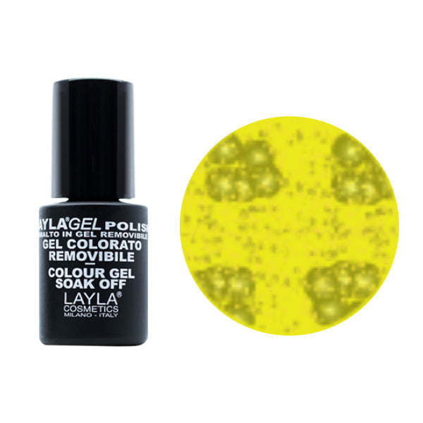 Layla - LaylaGel Polish - #231 Yellow Fluo Glitter 10ml